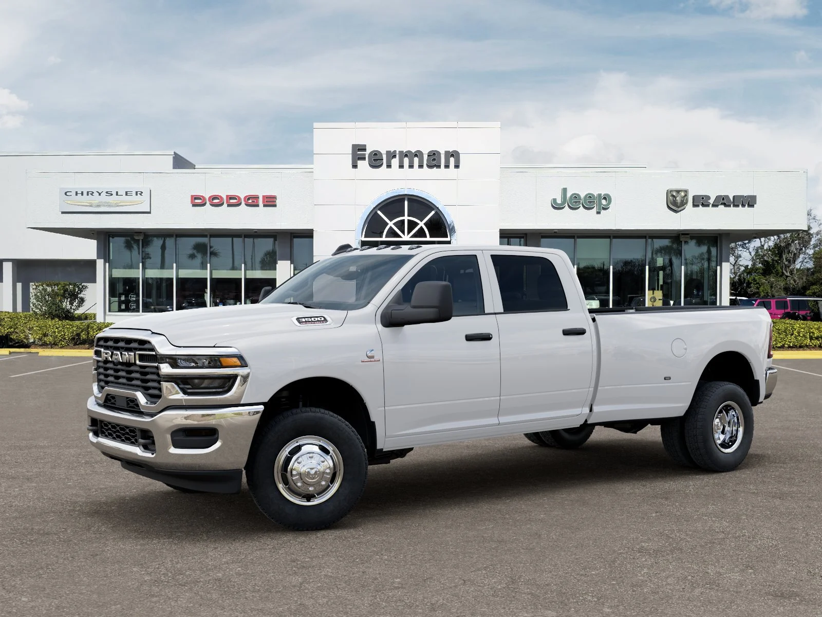 New 2026 Bright White Clear-Coat Exterior Paint RAM Tradesman image 3