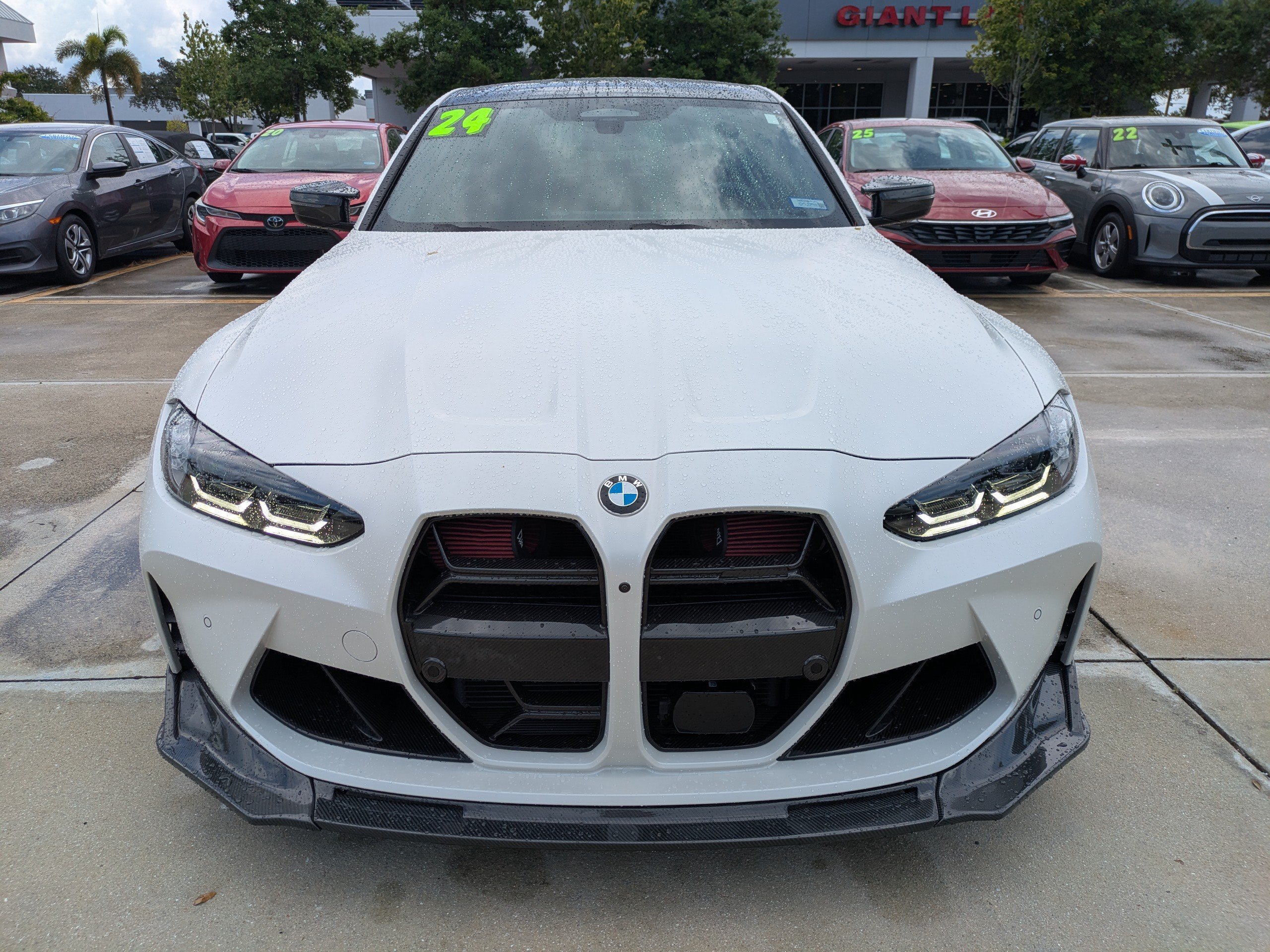 Used 2024 Frozen Solid White BMW Competition xDrive image 9