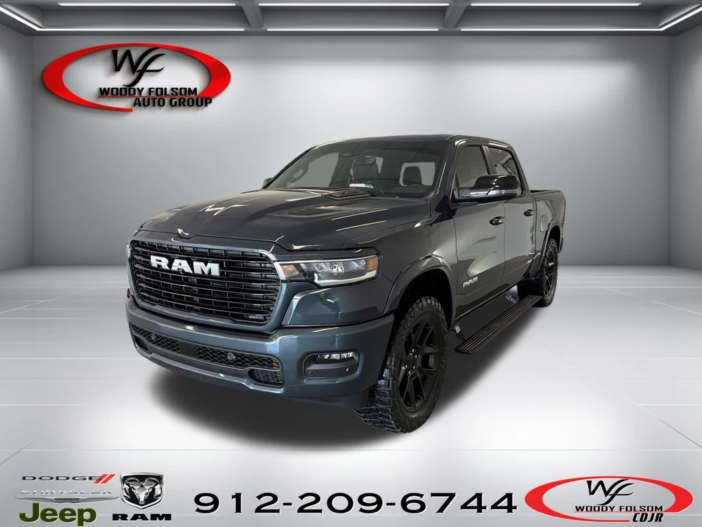 New 2026 Forged Blue Metallic Exterior Paint RAM Laramie image 1