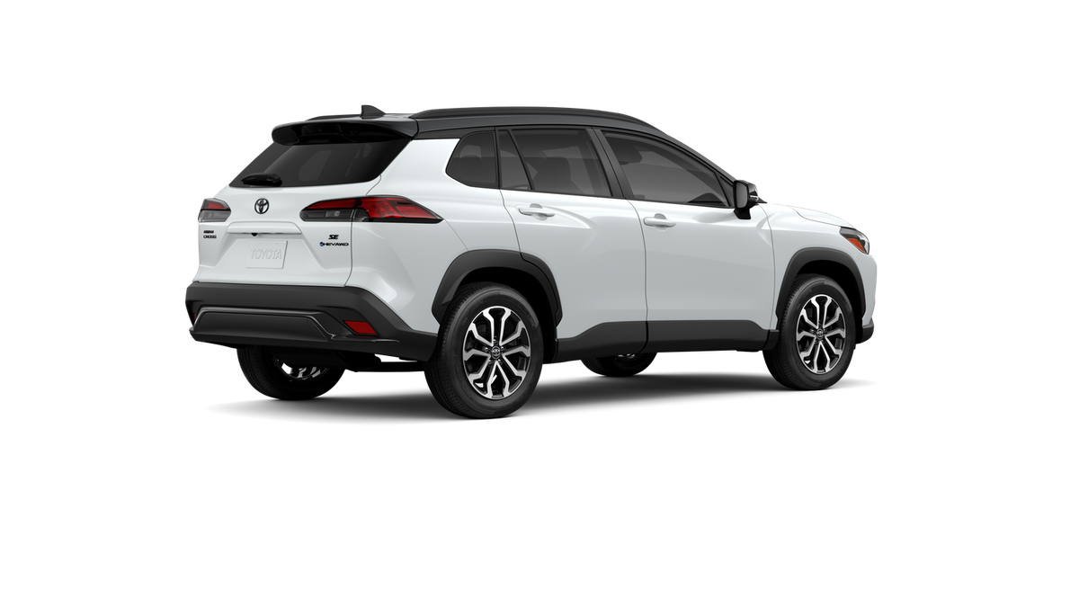 New 2026 Wind Chill Pearl with Jet Black roof Toyota Hybrid SE image 18