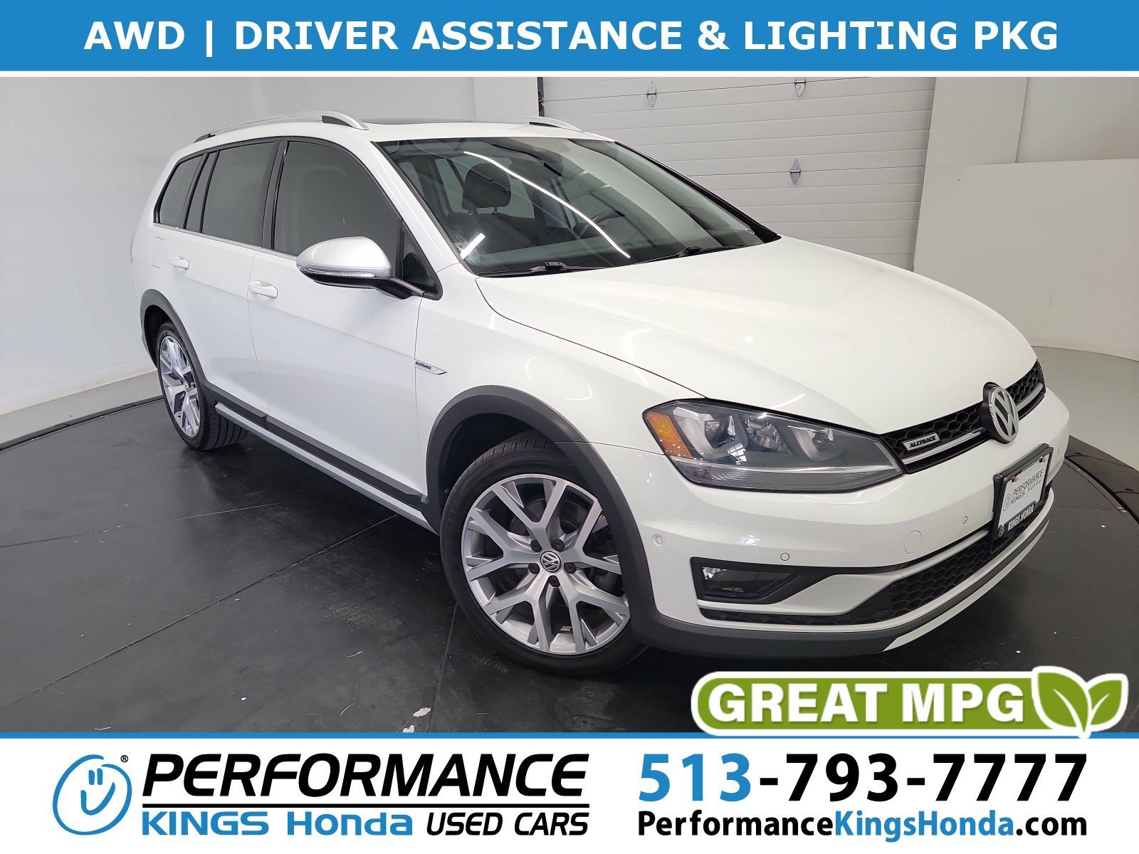Used 2017 Pure White Volkswagen SEL image 1