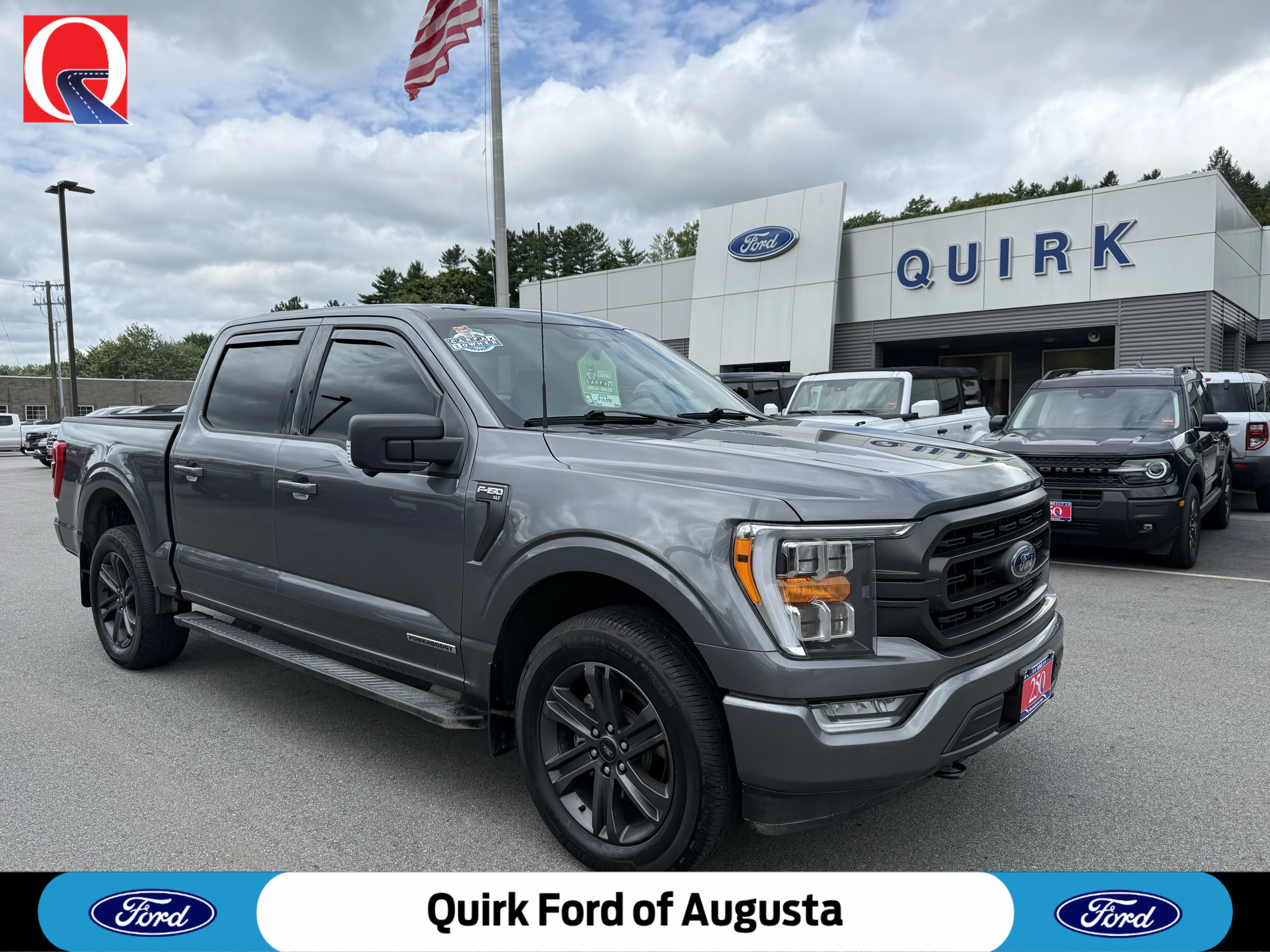 Used 2023 Carbonized Gray M Ford XLT image 1
