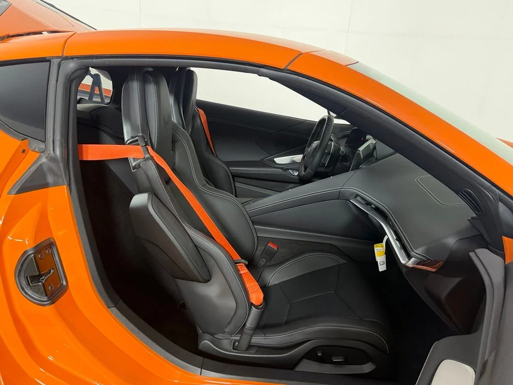 Used 2023 Orange Chevrolet Stingray 1LT image 22