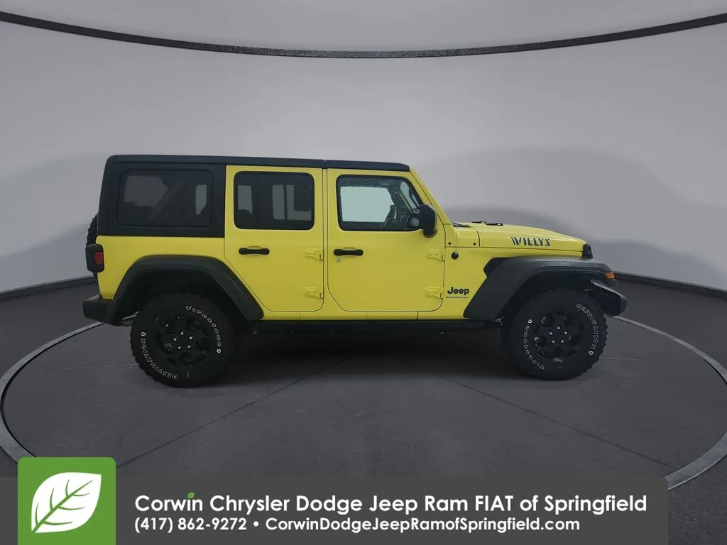 Certified Used 2023 Yellow Jeep Base 4xe image 9