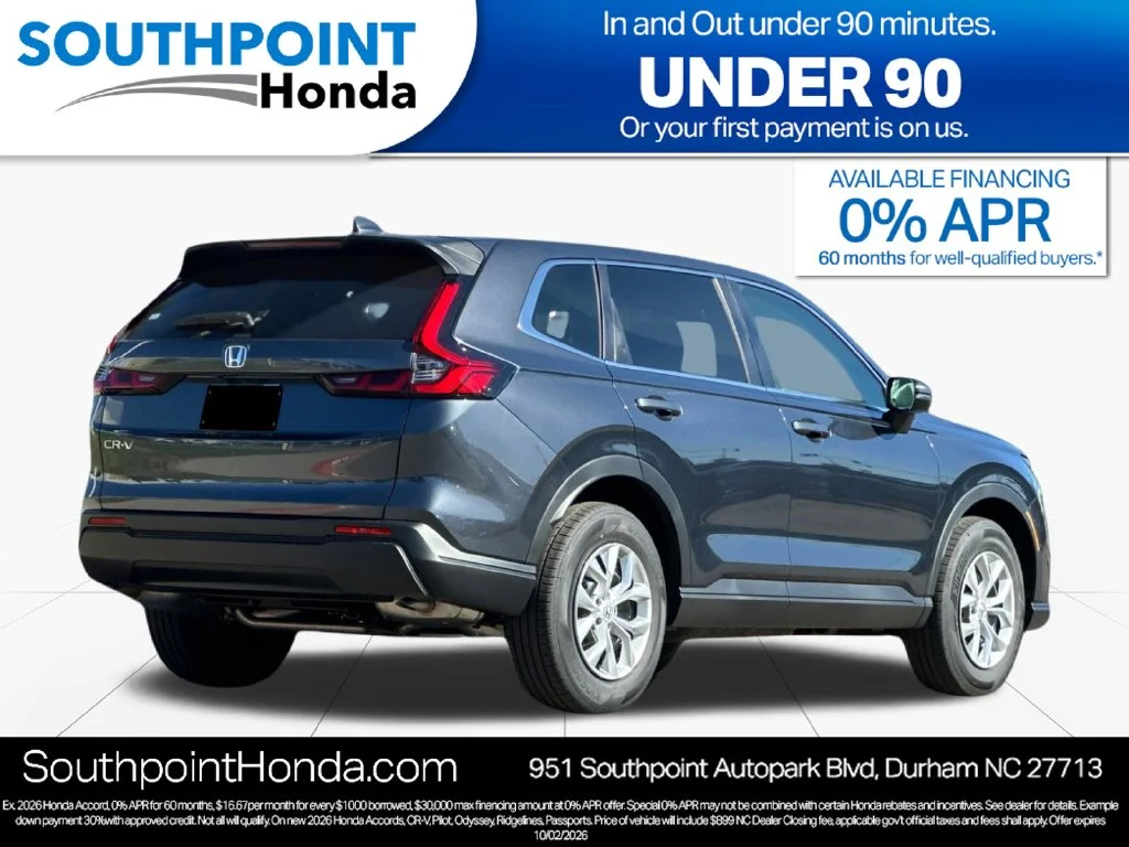 New 2027 Meteorite Gray Metallic Honda LX image 3