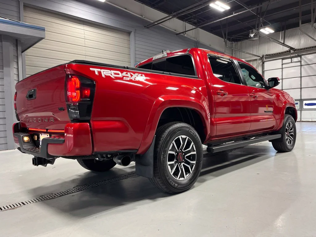 Used 2021 Barcelona Red Metallic Toyota TRD Sport image 7