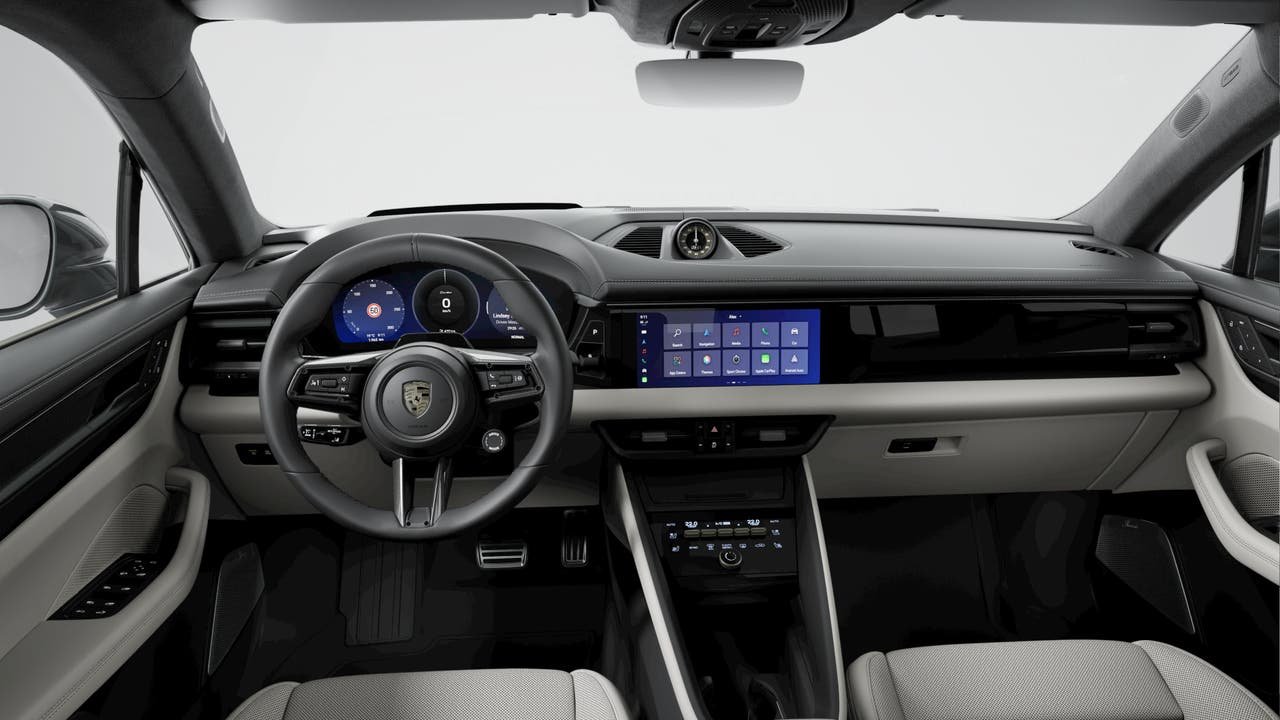 New 2026 Volcano Grey Metallic Porsche Turbo Electric image 9