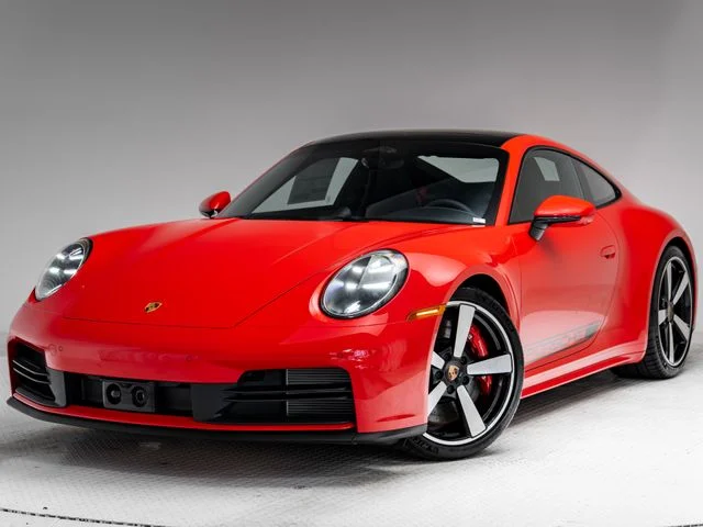 New 2026 Guards Red Porsche Carrera S image 1
