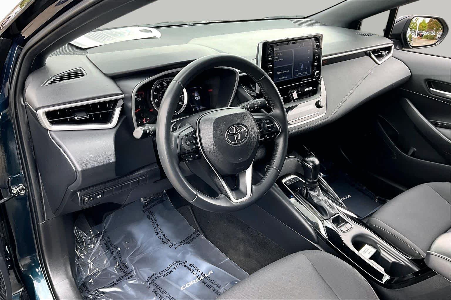 Certified Used 2022 Galactic Aqua Mica Toyota SE image 17