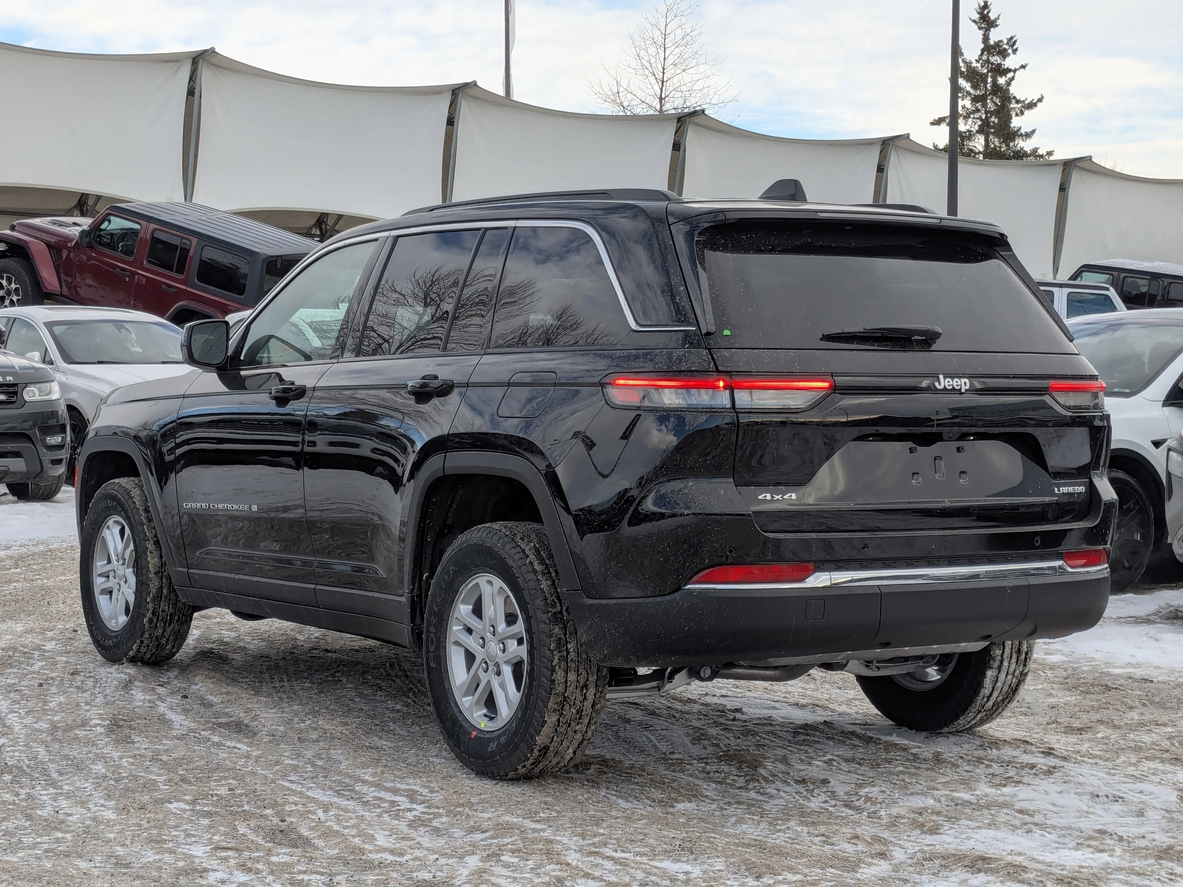 New 2025 Black Jeep Laredo - - Power Sunroof - Power Liftgate - Wireless Charging - Remote Start & More image 6