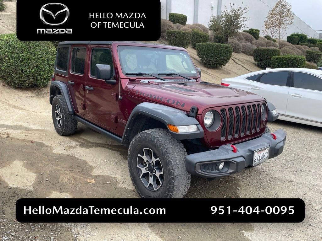 Used 2021 Snazzberry Pearlcoat Jeep Unlimited Rubicon image 1