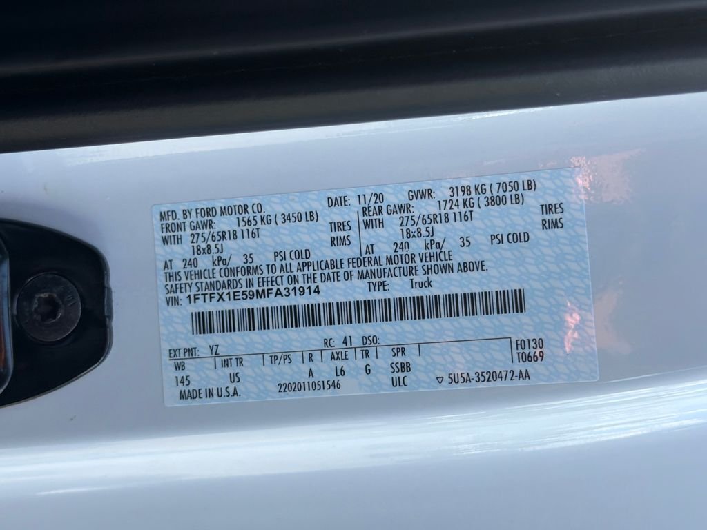Used 2021 White Ford XLT image 44