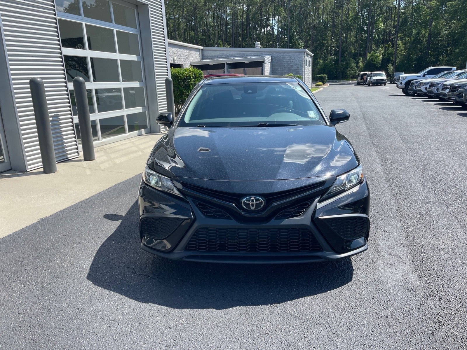 Used 2023 Midnight Black Metallic 218 Toyota SE image 2