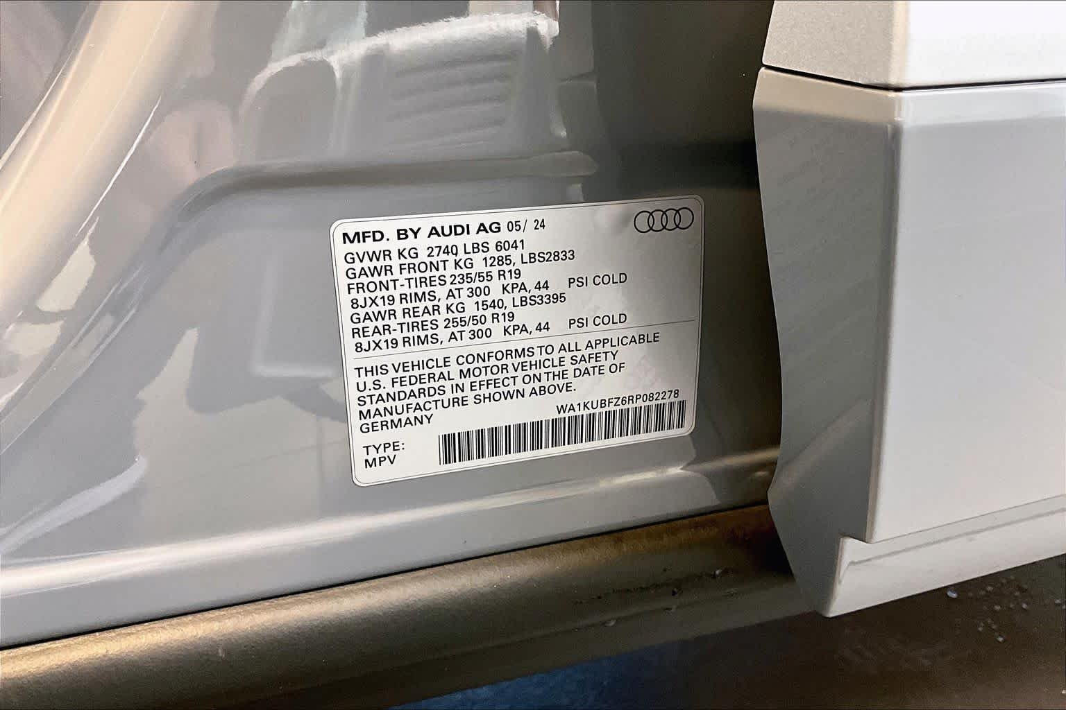 Used 2024 Pebble Gray Audi Premium image 65