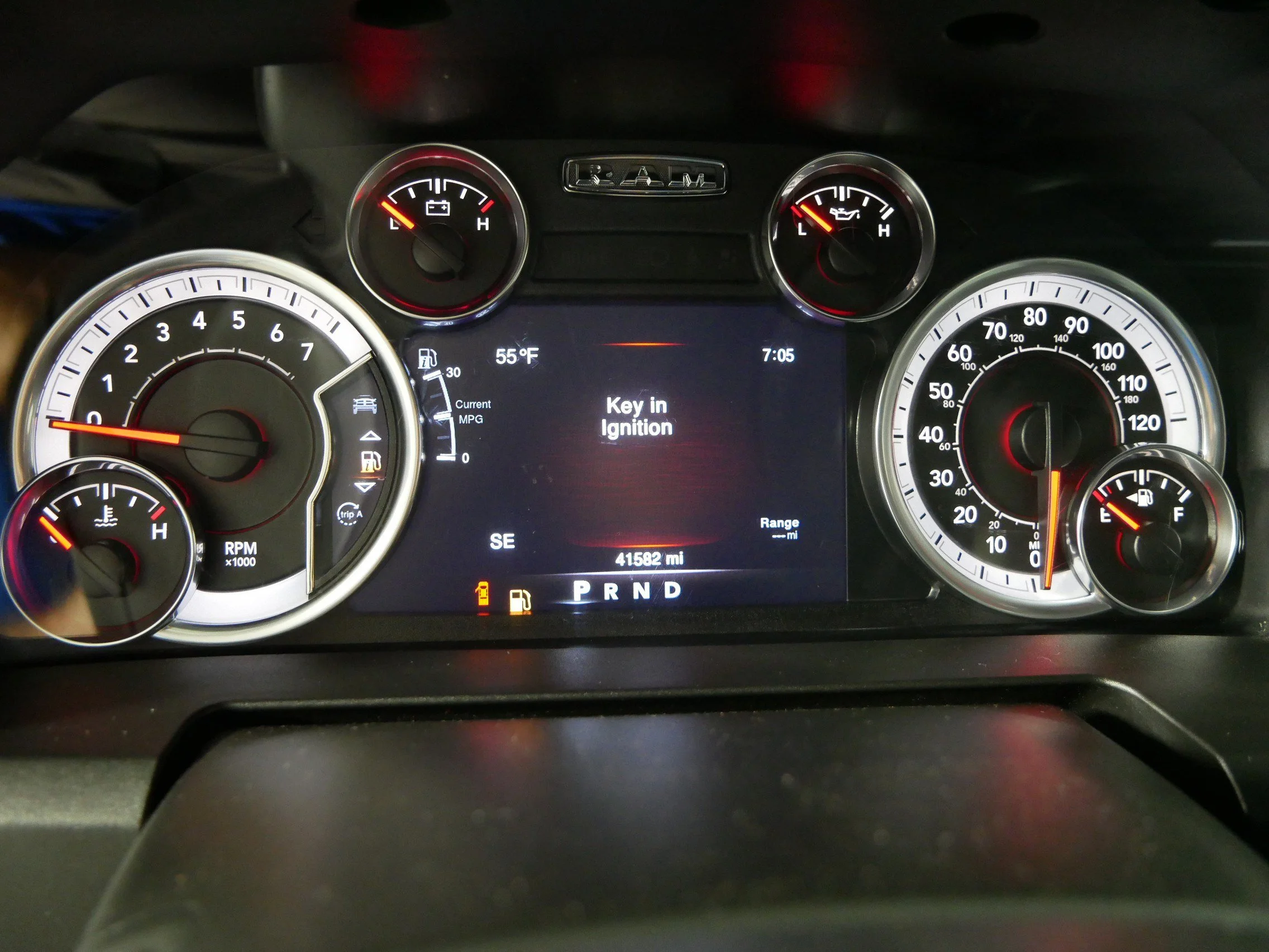 Used 2023 Bright White Clearcoat Ram SLT image 21