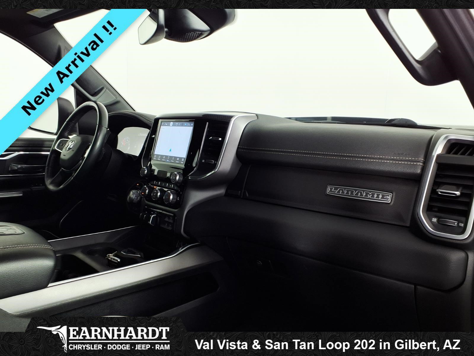 Certified Used 2022 Ivory White Tri-Coat Pearlcoat Ram Laramie image 9