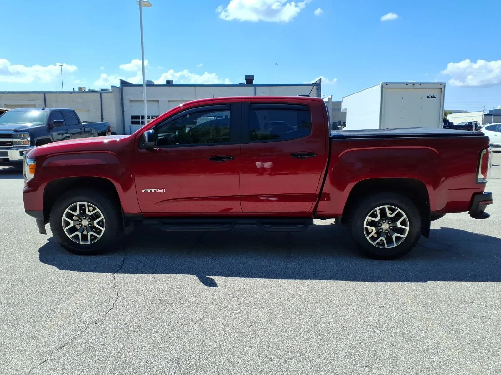 Used 2021 Cayenne Red Tintcoat GMC 4WD AT4 with Leather image 4