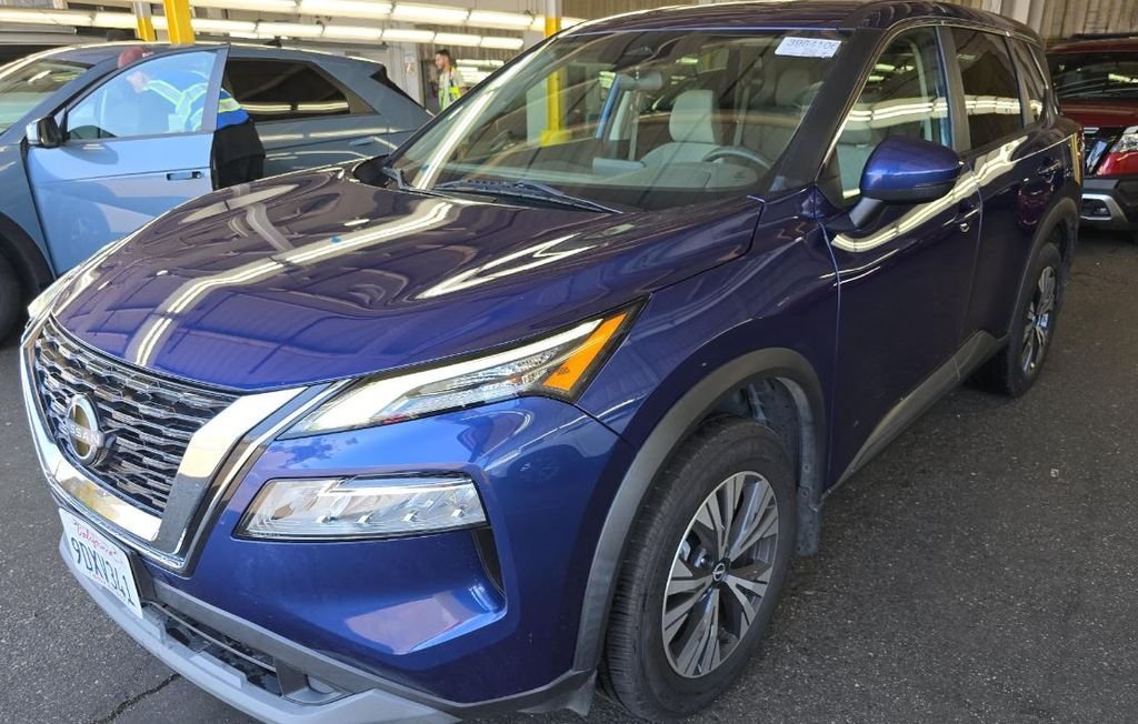 Used 2023 Blue Nissan SV image 1