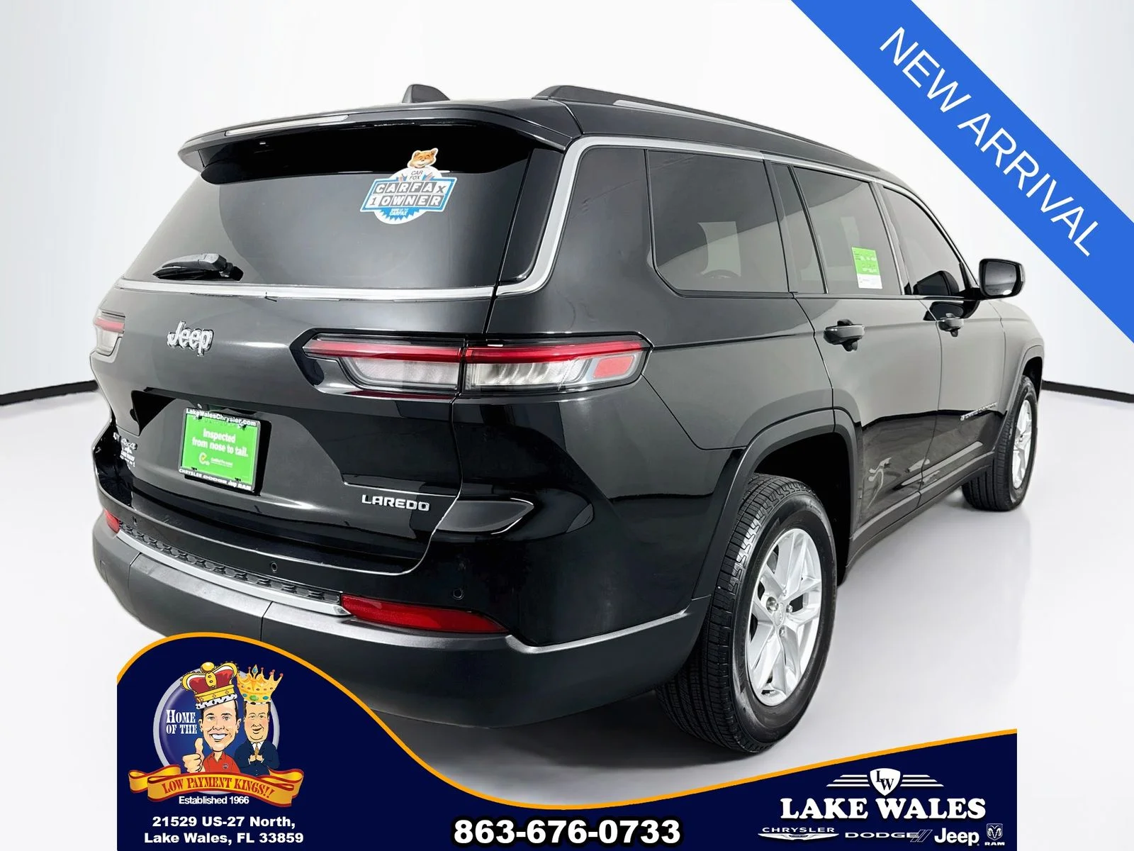 Certified Used 2021 Black Jeep Laredo image 7