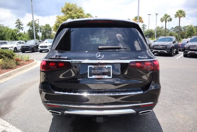 Certified Used 2025 Obsidian Black Metallic Mercedes-Benz GLS 450 image 4