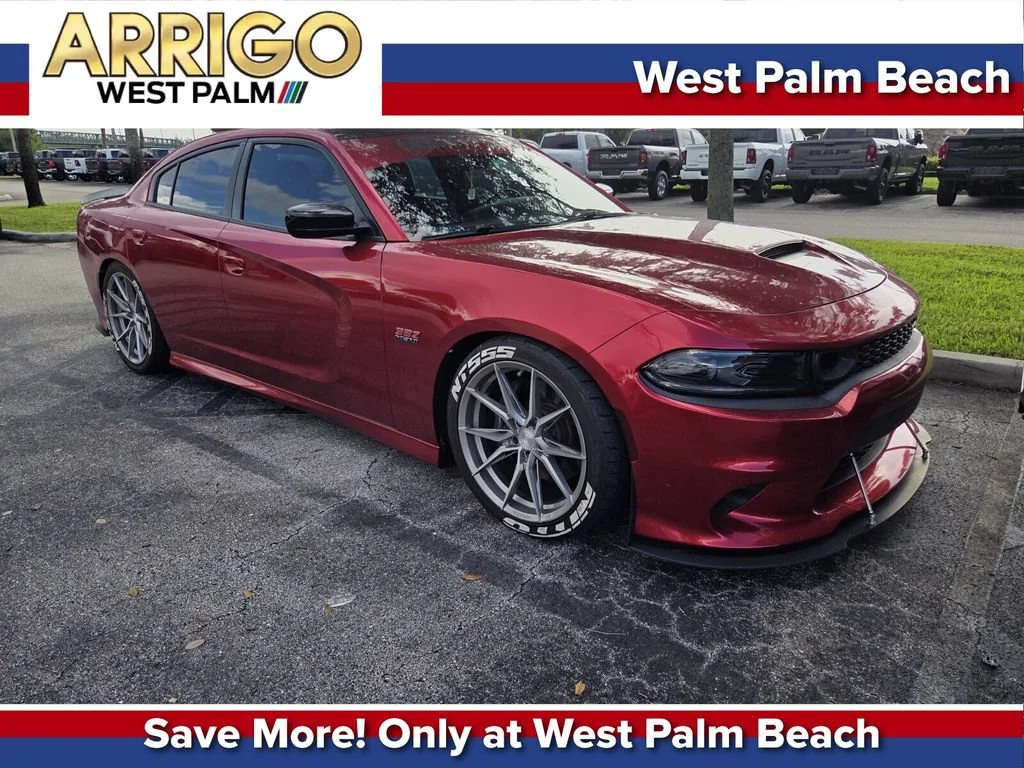 Used 2022 White Knuckle Clearcoat Dodge Scat Pack image 1