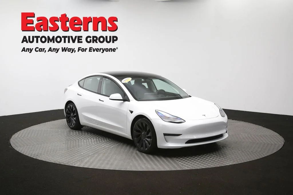 Used 2021 White Tesla Performance image 43