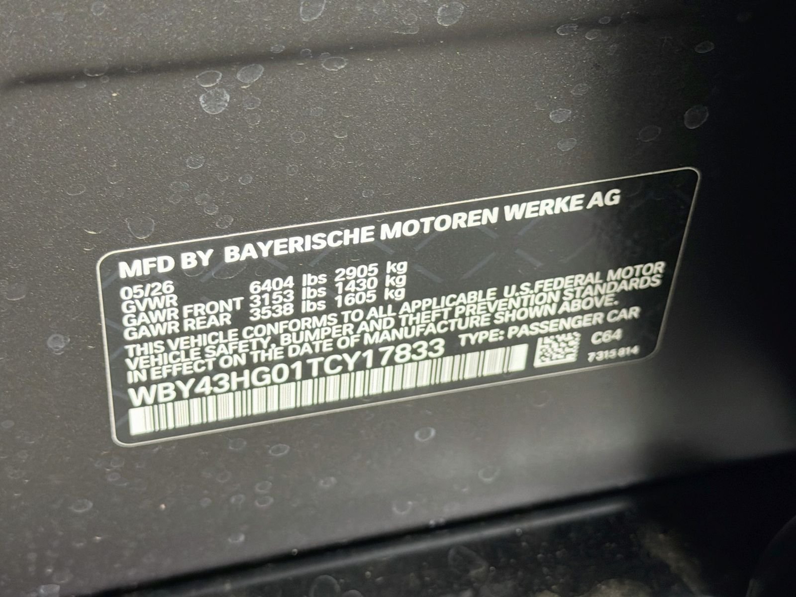 New 2026 Frozen Deep Grey BMW M60 image 34