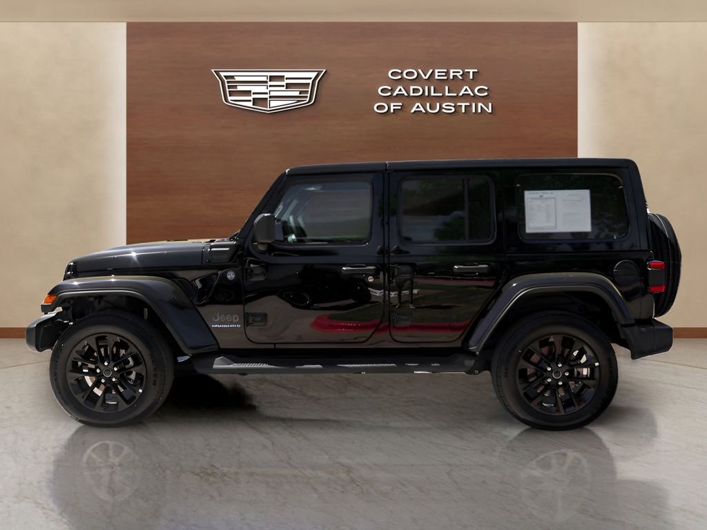 Used 2025 Jeep Wrangler 4xe Sahara 4XE with VIN 1C4RJXP62SW601465 for sale in Austin, TX