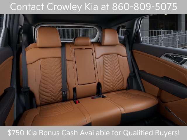 New 2027 Glacial White Pearl / Black Ro Kia X-Line image 16