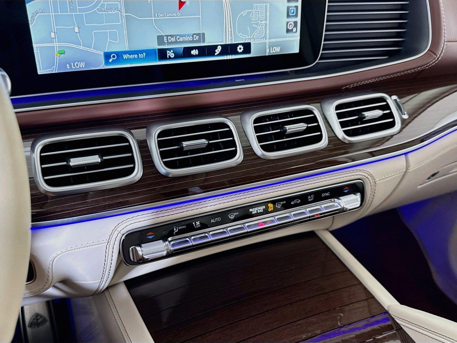 Used 2021 Obsidian Black Metallic Mercedes-Benz Maybach GLS 600 | One Owner | Executive Seating image 20