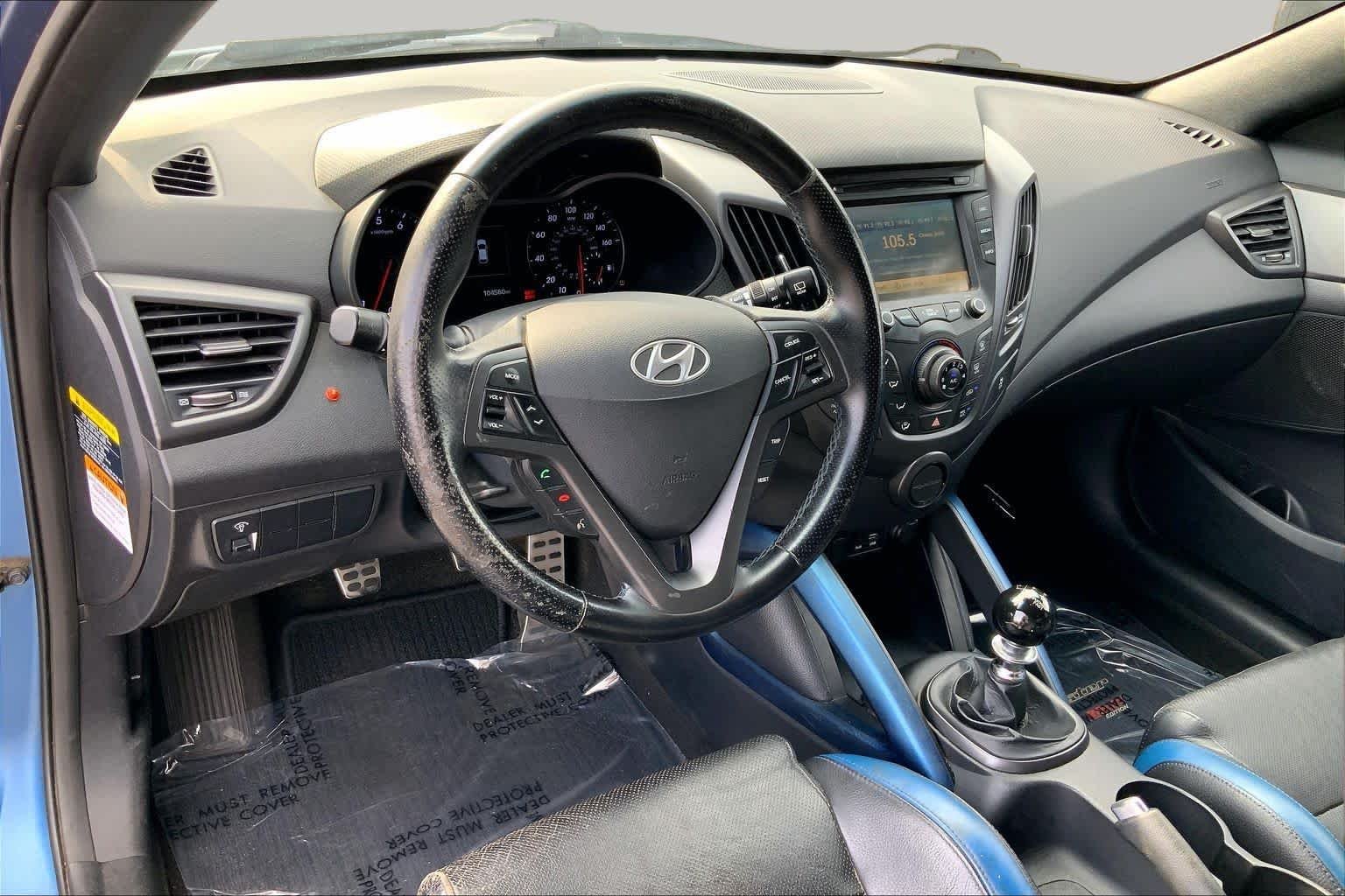 Used 2016 Matte Blue Hyundai Turbo Rally Edition image 6