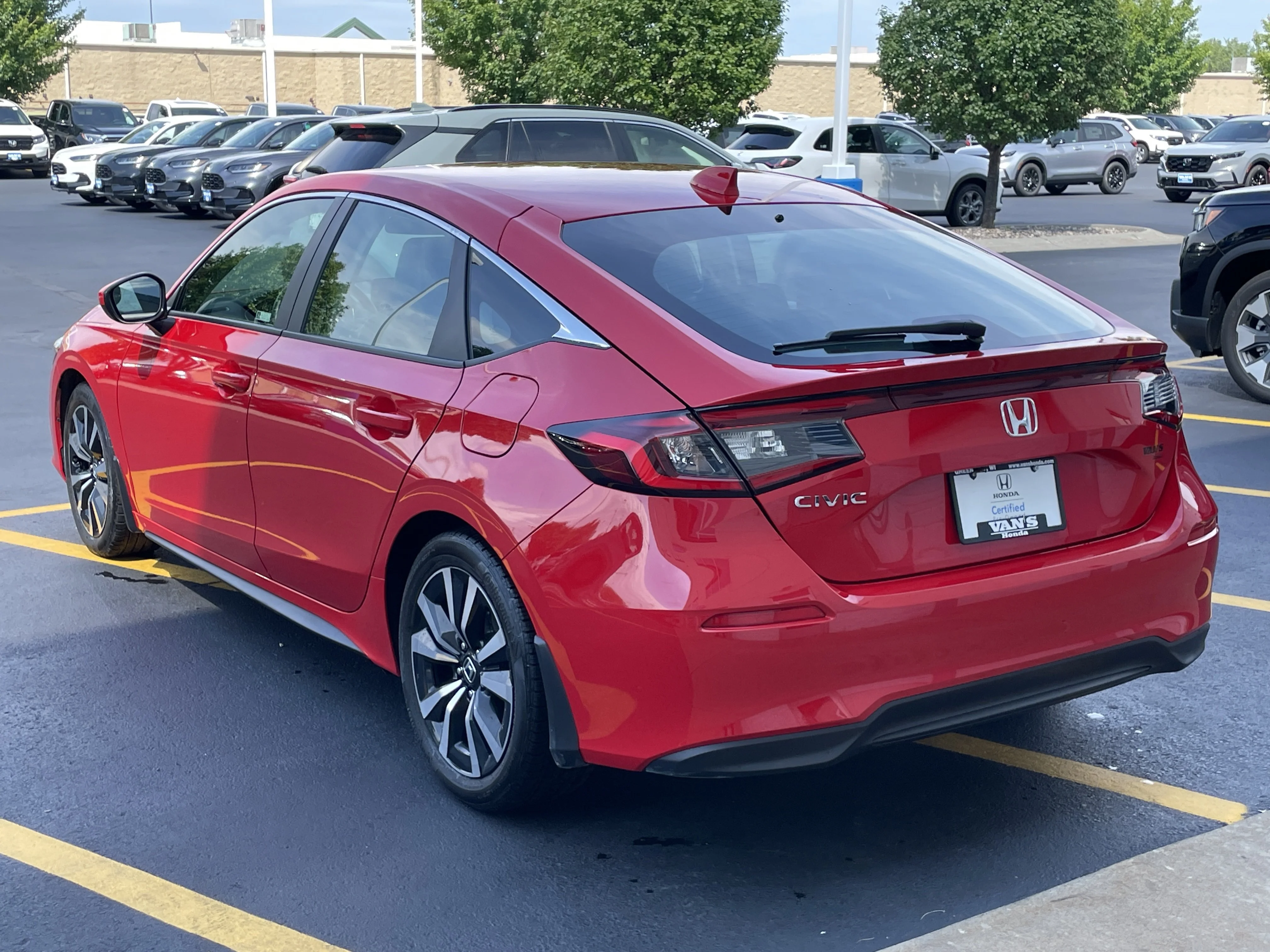 Certified Used 2024 Rallye Red Honda 1.5T EX-L image 6