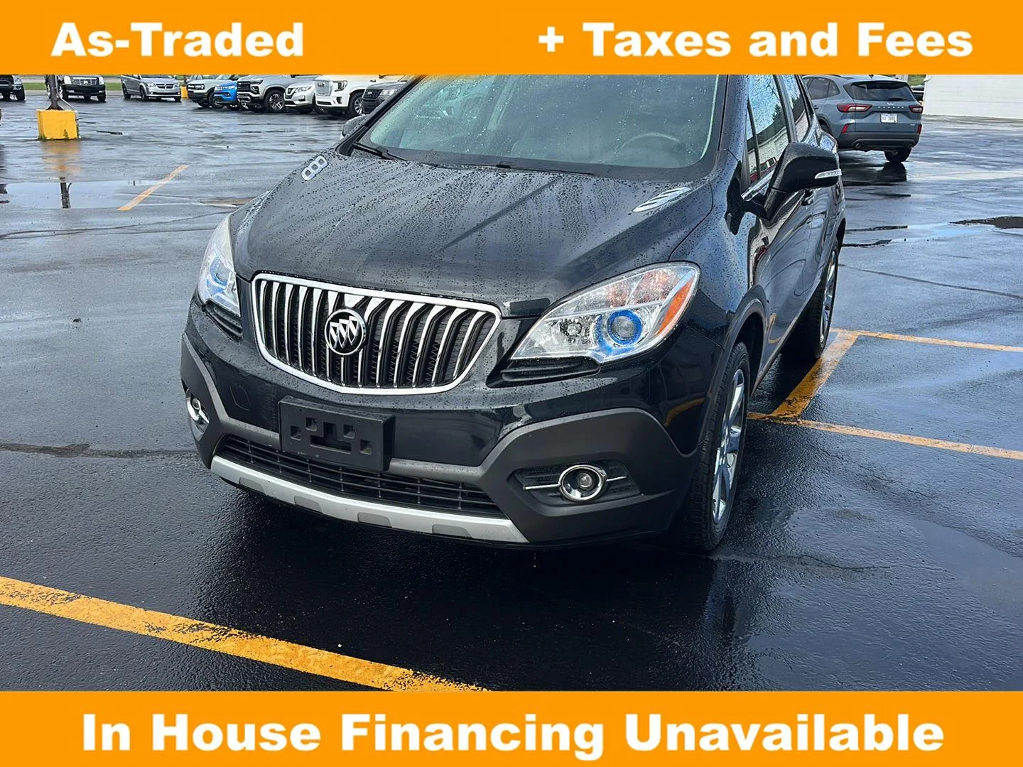 Used 2016 Includes (BT3) Dark Argent Metallic lower accent color.) Buick Leather image 1