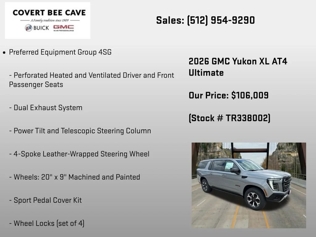 New 2026 Sterling Metallic GMC AT4 Ultimate image 18