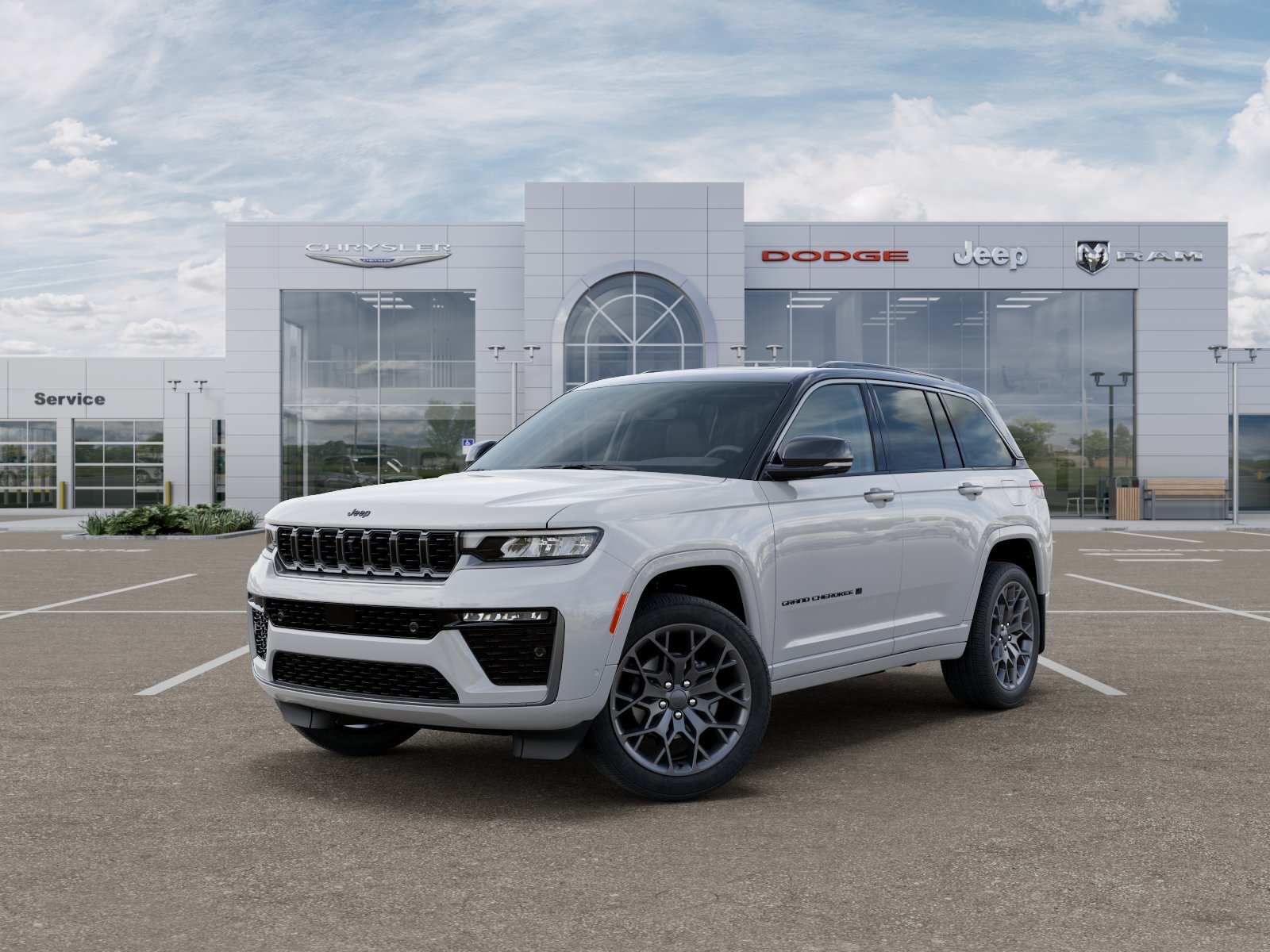 New 2026 Bright White Clear-Coat Exterior Paint Jeep Summit image 27