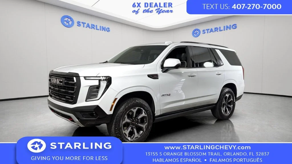 Certified Used 2025 Summit White GMC AT4 Ultimate image 1