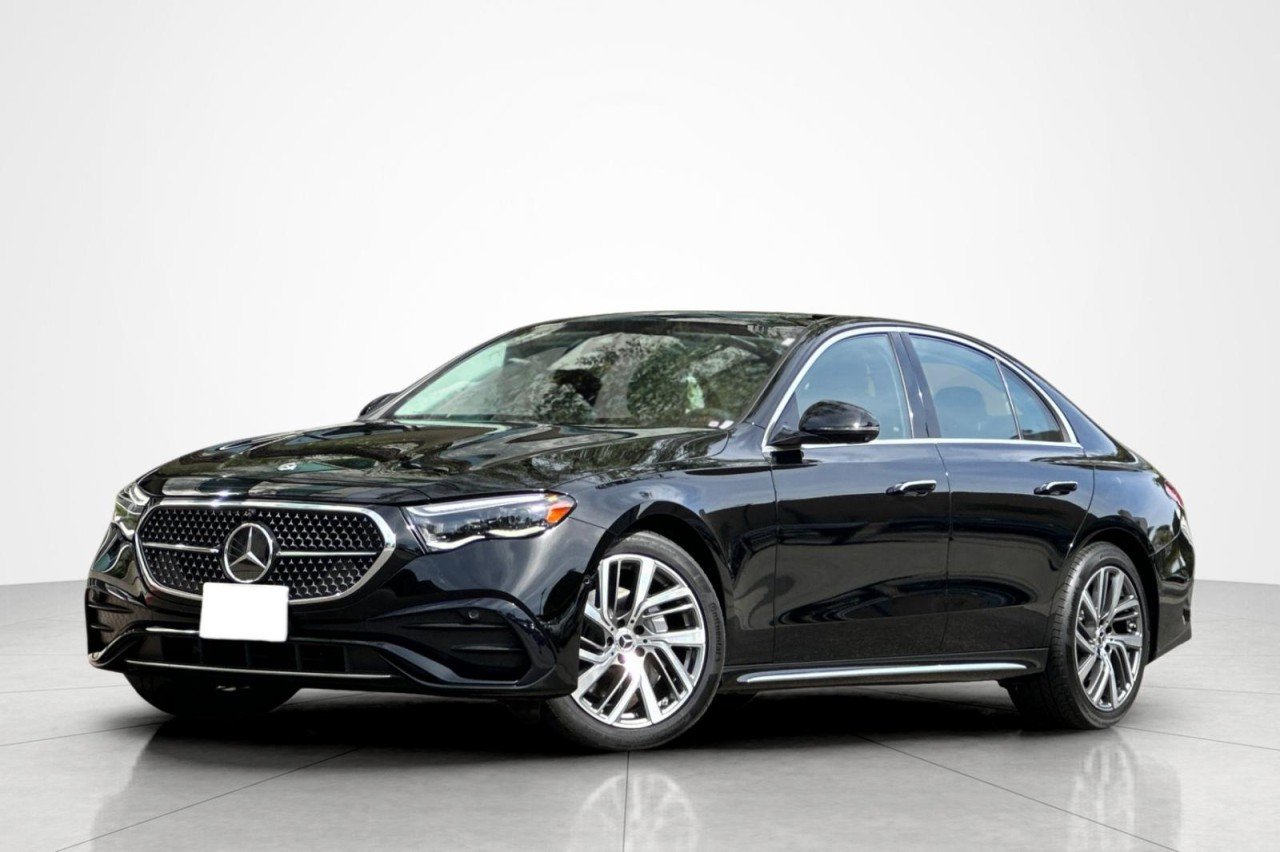 Certified Used 2024 Black Mercedes-Benz E 350 image 1