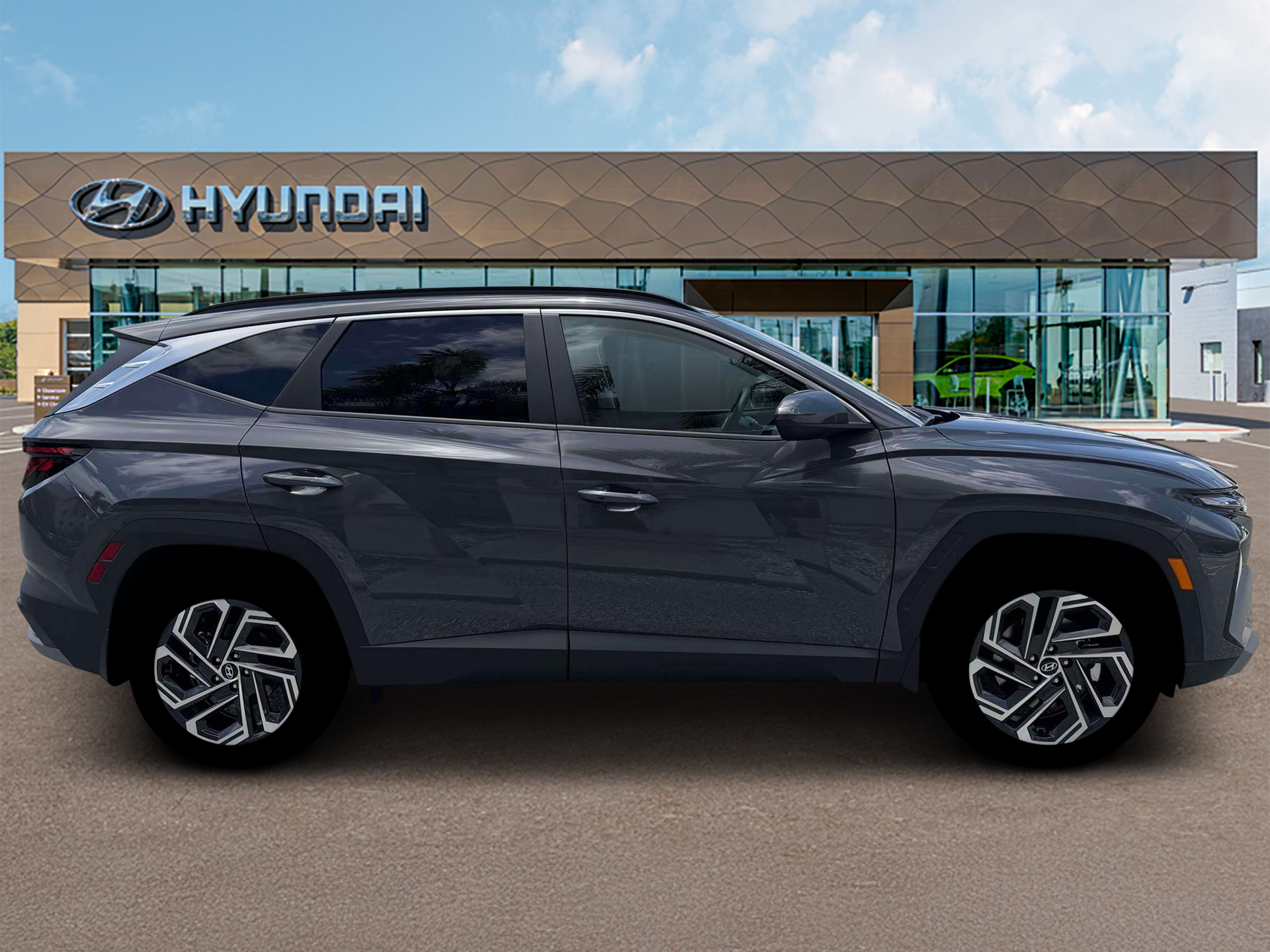 New 2026 Gray Hyundai SEL Plus AWD image 8