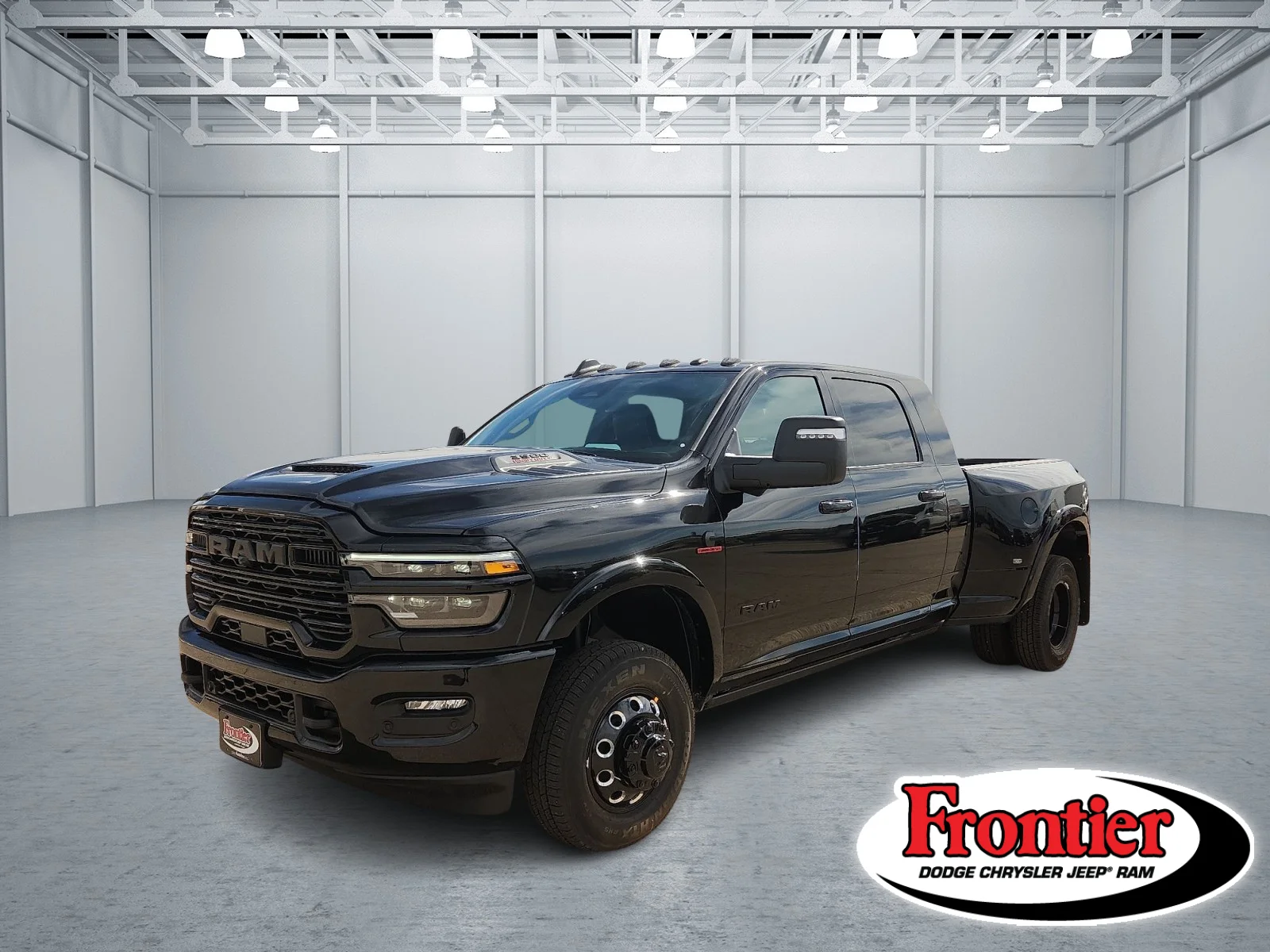 New 2027 Diamond Black Crystal Pearl-Coat Paint Ram LARAMIE MEGA CAB 4X4 6