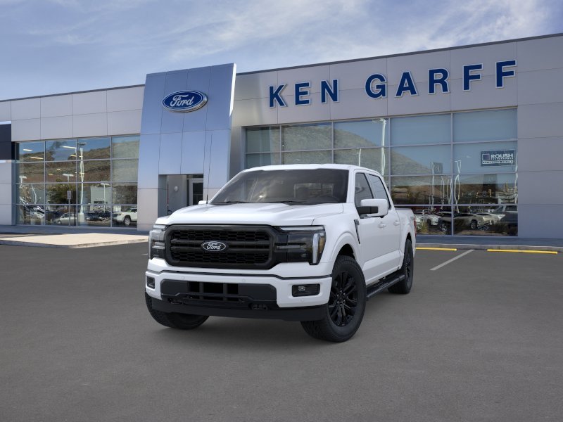 New 2026 Star White Metallic Tri-Coat Ford LARIAT image 2