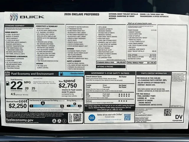 2026 Buick Enclave Preferred - Photo 21