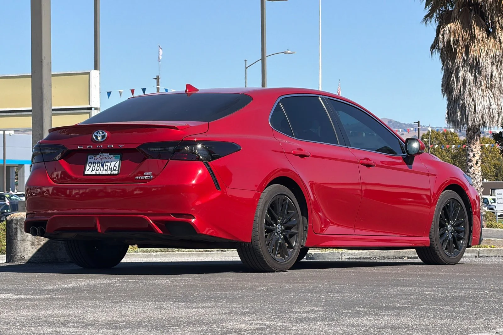 Used 2022 Red Toyota SE image 4