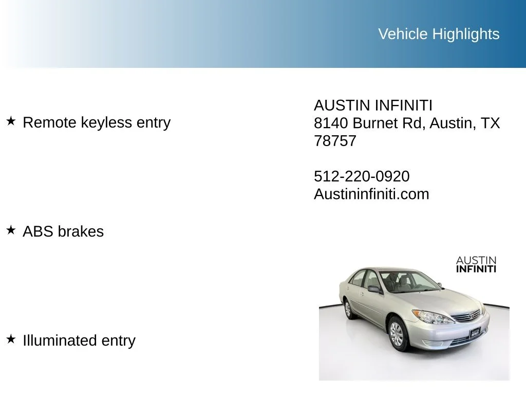 Used 2005 Lunar Mist Metallic Toyota STD image 9