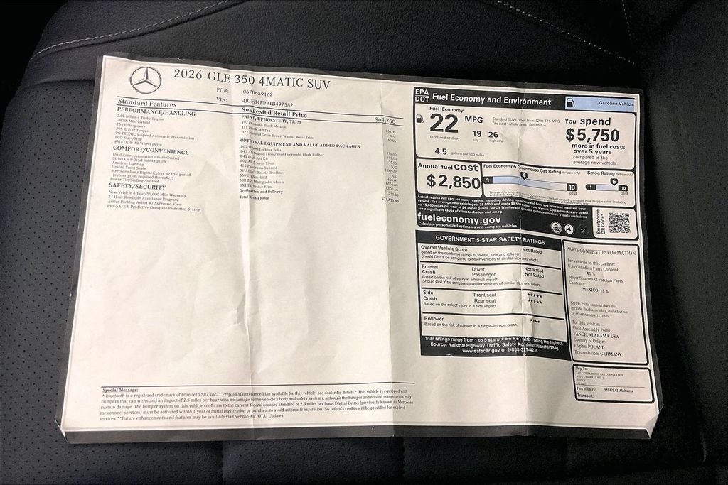 Used 2026 Black Mercedes-Benz GLE 350 image 22