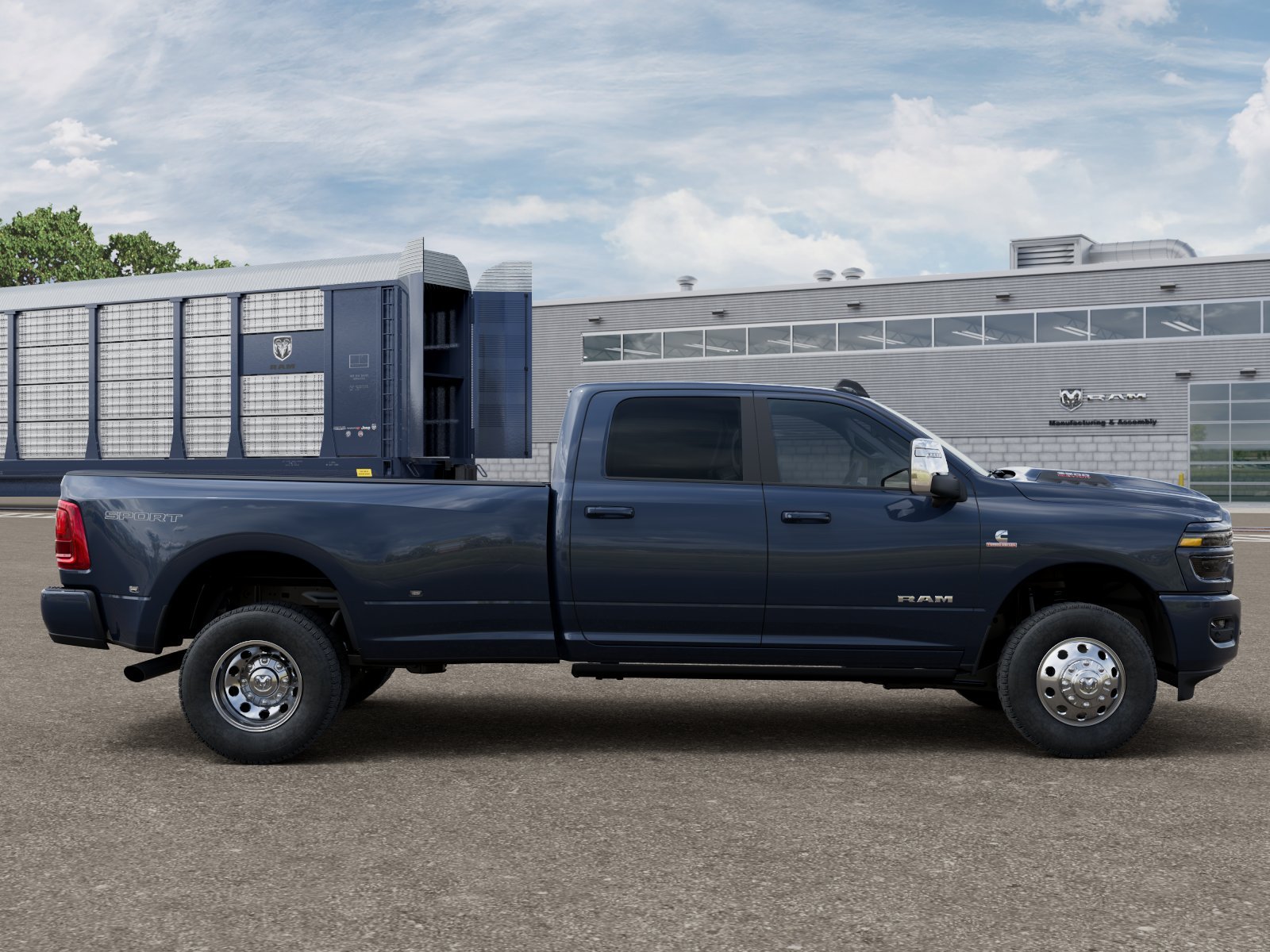 New 2026 Forged Blue Metallic Exterior Paint RAM LARAMIE image 12