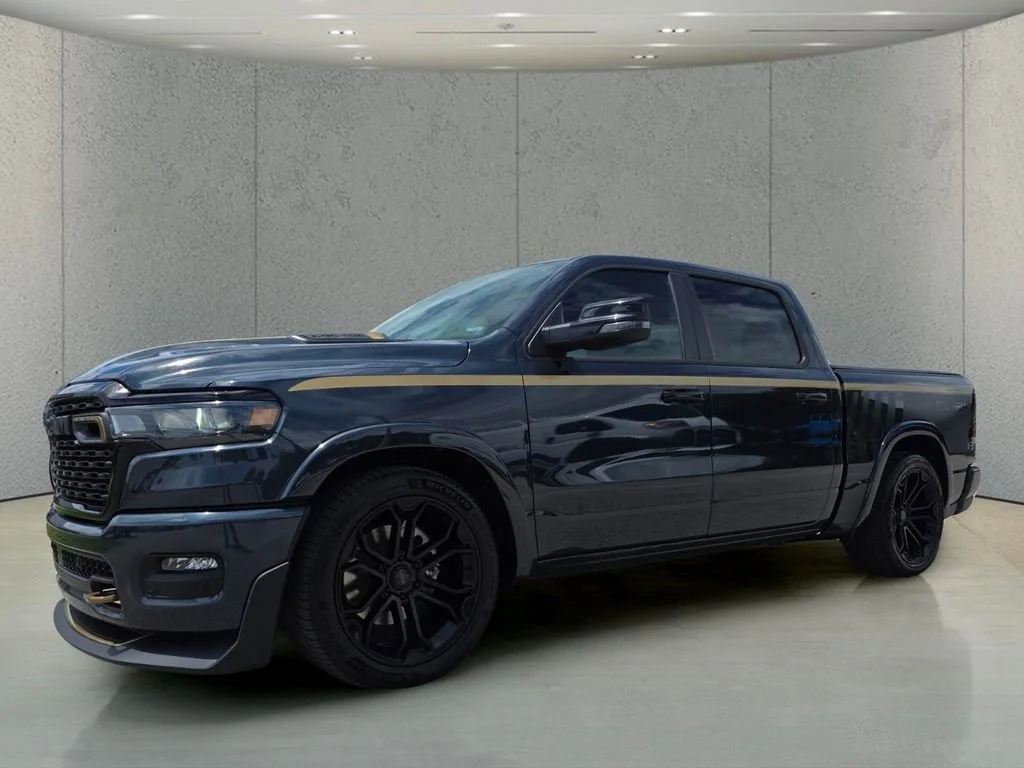 New 2026 Forged Blue Metallic Exterior Paint RAM Big Horn image 9