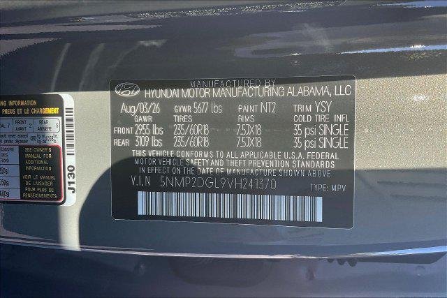 New 2027 Gray Hyundai SEL AWD image 8