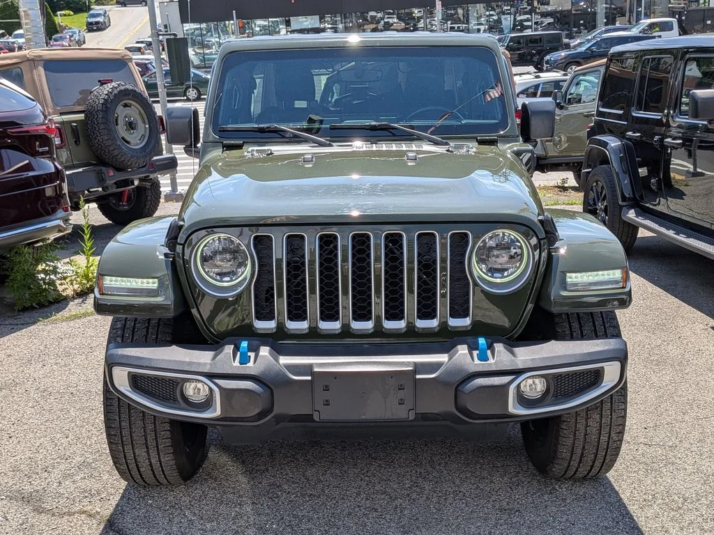 Used 2023 Green Jeep Sahara 4xe image 3