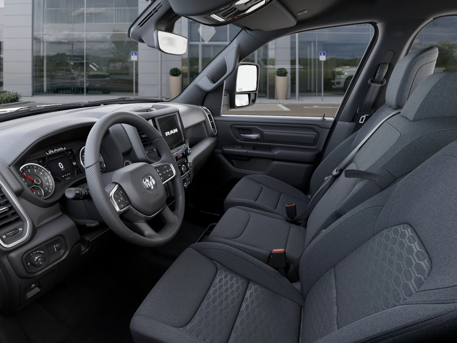 New 2026 Diamond Black Crystal Pearlcoat RAM Tradesman image 22