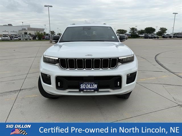 Used 2023 Bright White Clear Coat Jeep Overland image 4